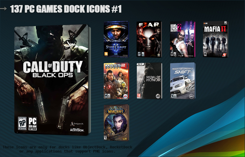 137 PC Games Dock Icons 1