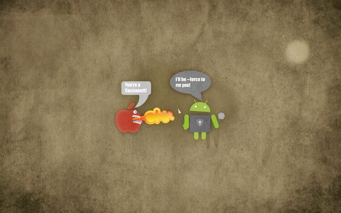 wallpaper apple vs android (2)