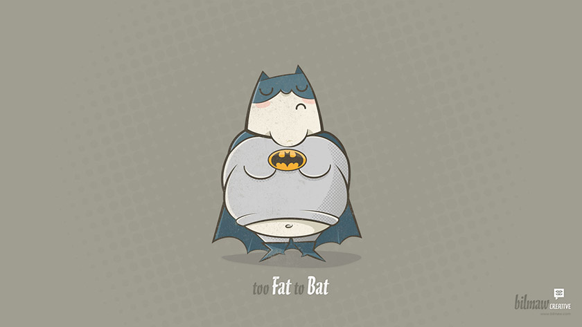 Wallpaper del día #45 Too fat to Bat